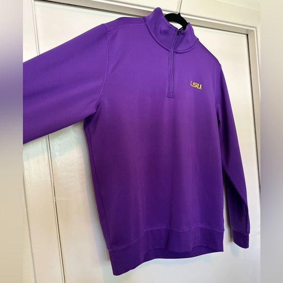 Southern Tide LSU Louisiana State Geaux Tigers Men’s Quarter-Zip Pullover Medium - Picture 3 of 12